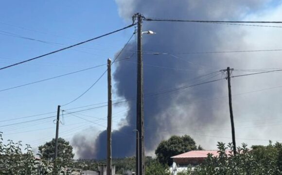 INCÊNDIO DE ALCANEDE JÁ É COMBATIDO POR MAIS DE 300 BOMBEIROS